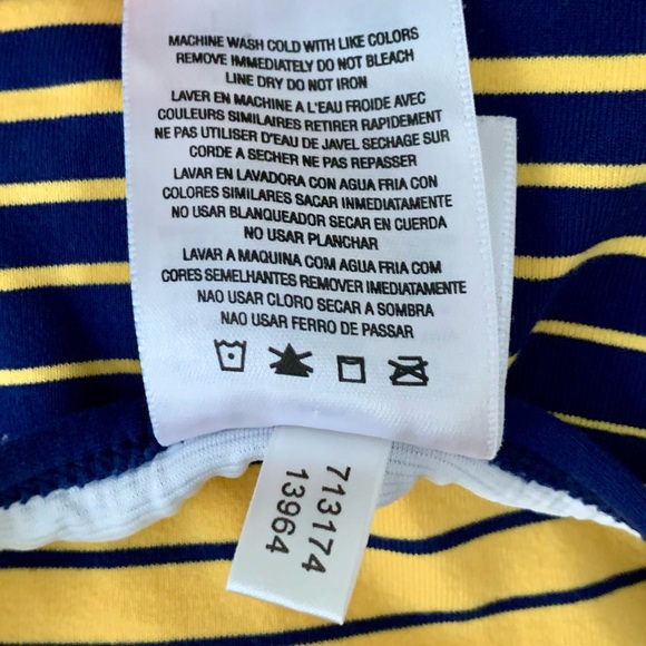 Adidas Vintage Blue and Yellow Striped Tank - Picture 12 of 13